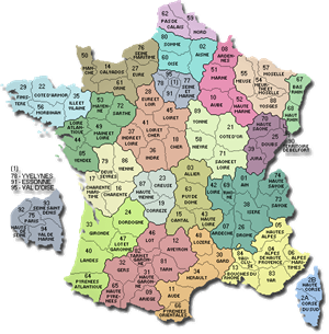La France Les départements 