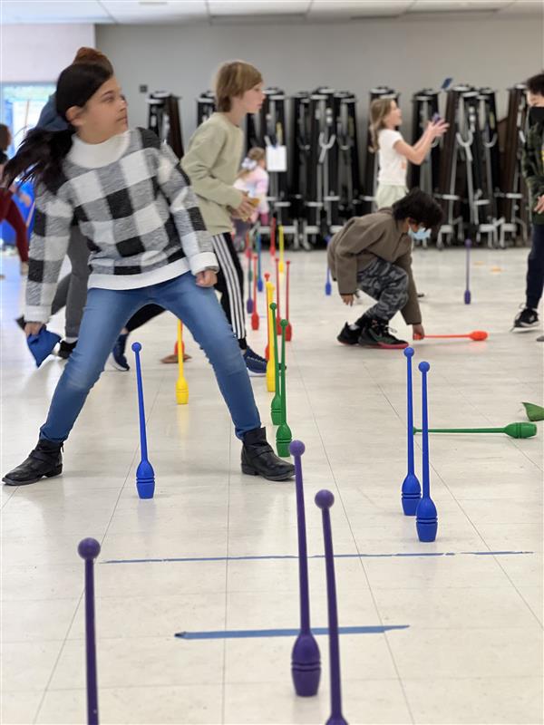 Practice hitting a target